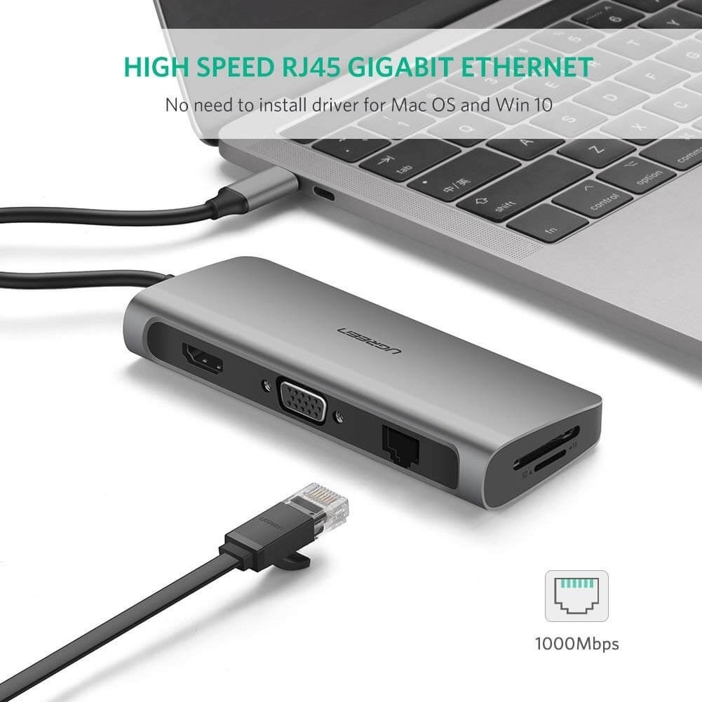 Adaptador Usb C Ugreen 10 En 1 Para Apple Macbook Y Pc - Imagen 3