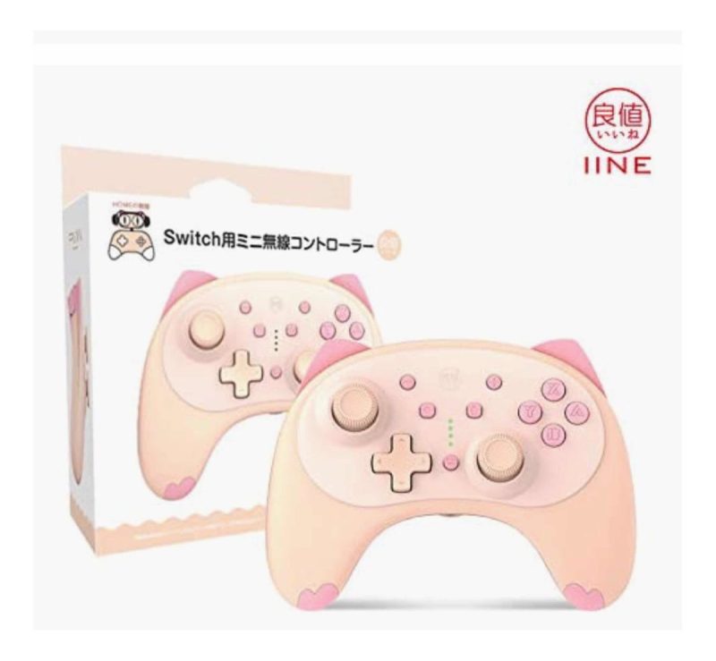 Control Bluetooth Naranja para Nintendo Switch/Switch OLED IINE Gatito - Imagen 9