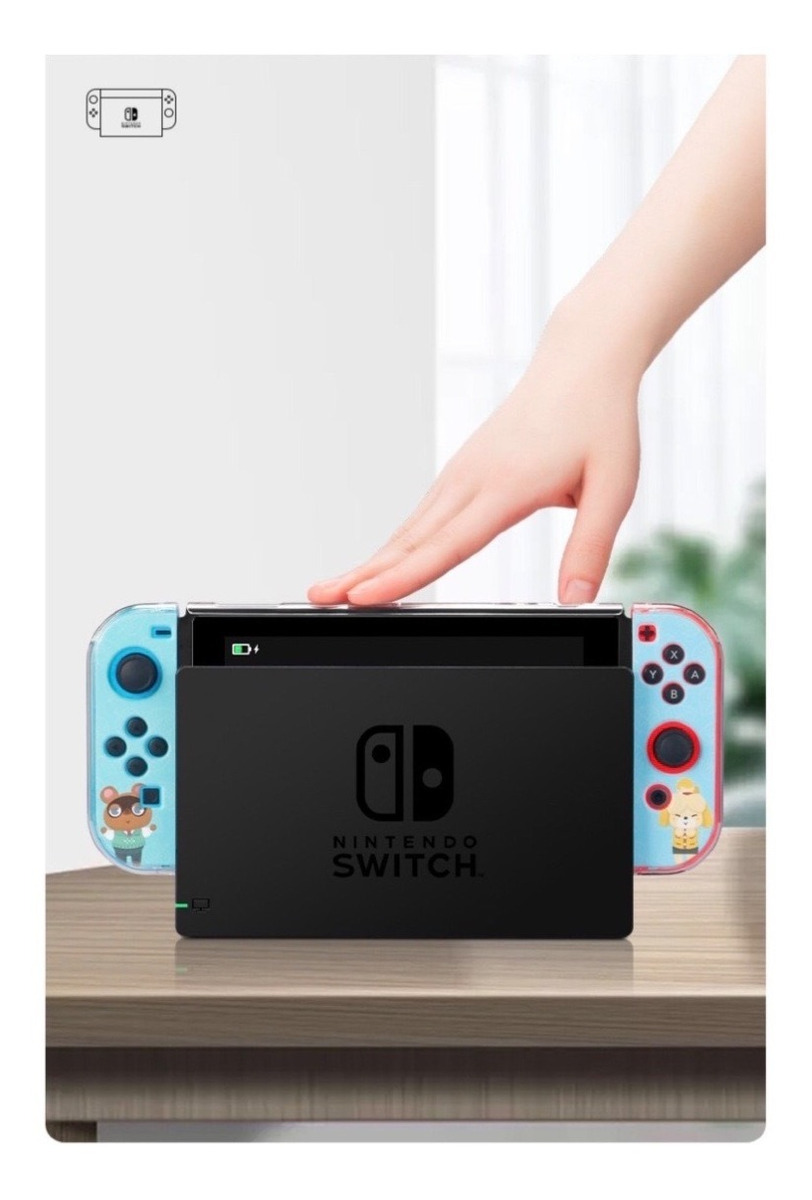Carcasa Protectora Nintendo Switch-pikachu Y Manzanas - Imagen 2