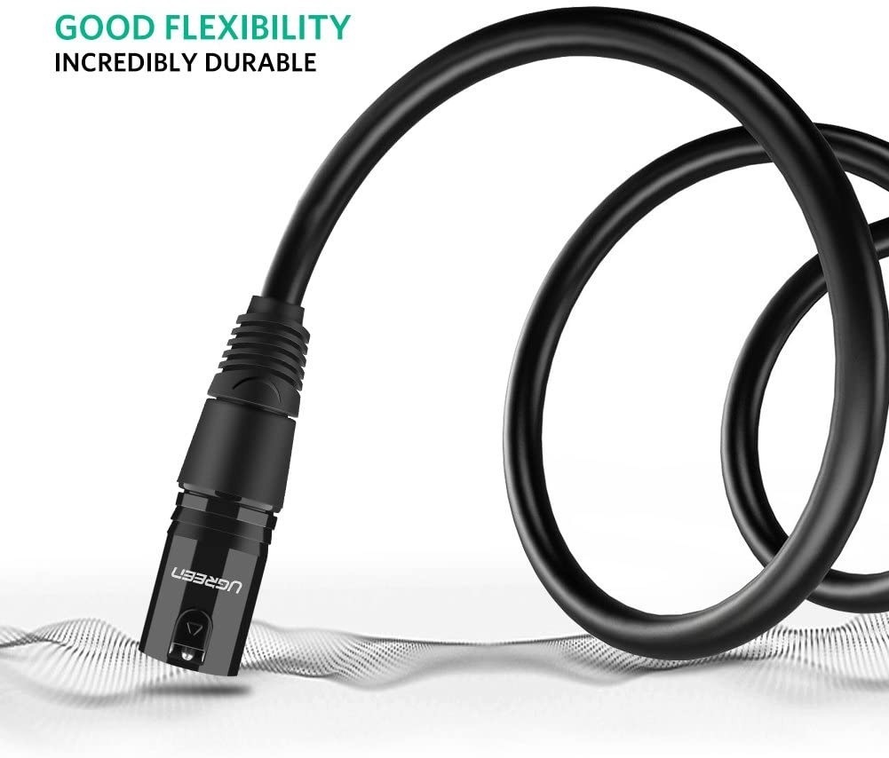 Cable de Audio XLR Hembra a Macho 2m Ugreen - Calidad Premium - Imagen 5