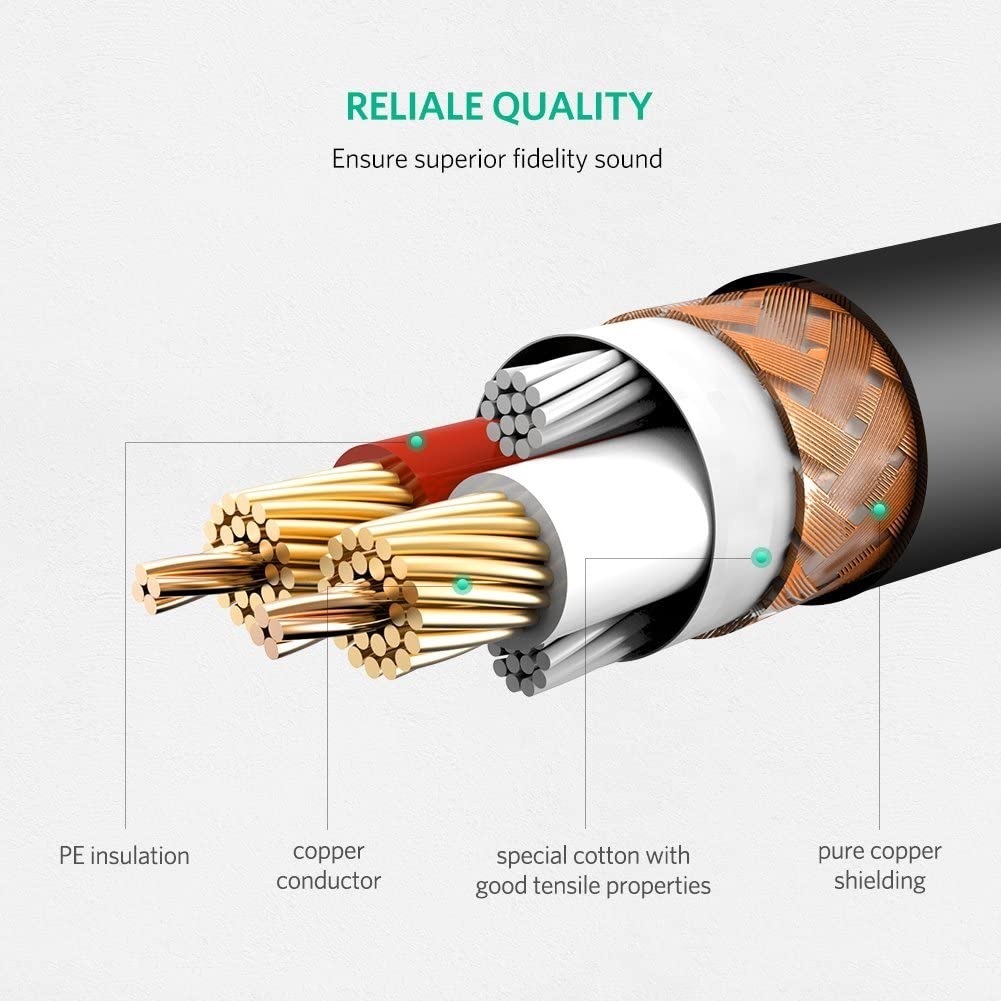 Cable de Audio XLR Hembra a Macho 2m Ugreen - Calidad Premium - Imagen 6