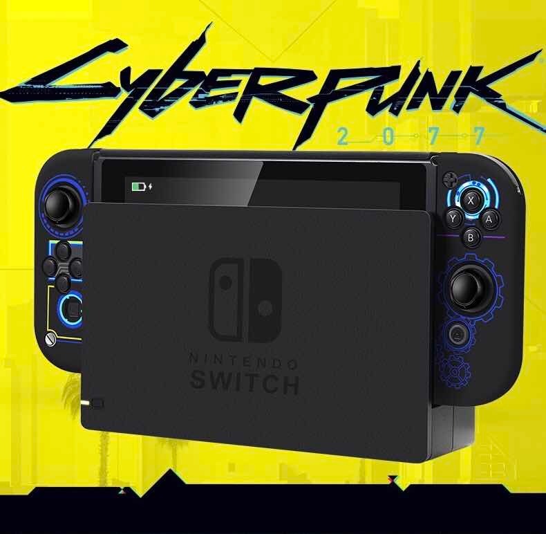 Carcasa Protectora Nintendo Switch-cyberpunk Negra - Imagen 6