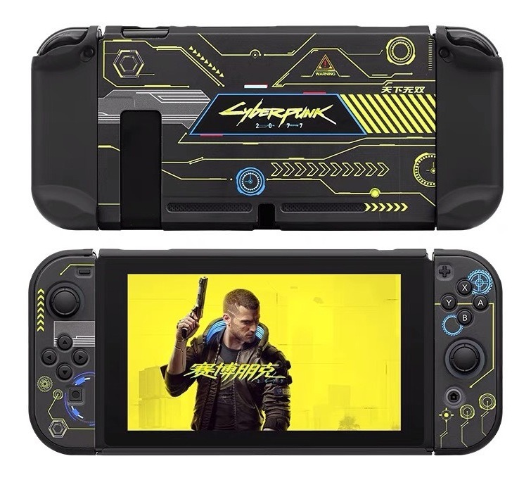 Carcasa Protectora Nintendo Switch-cyberpunk Negra