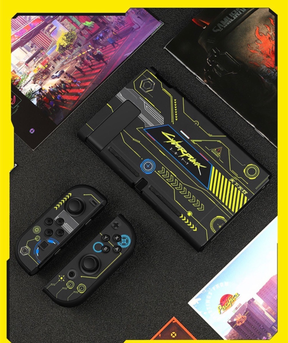Carcasa Protectora Nintendo Switch-cyberpunk Negra - Imagen 7