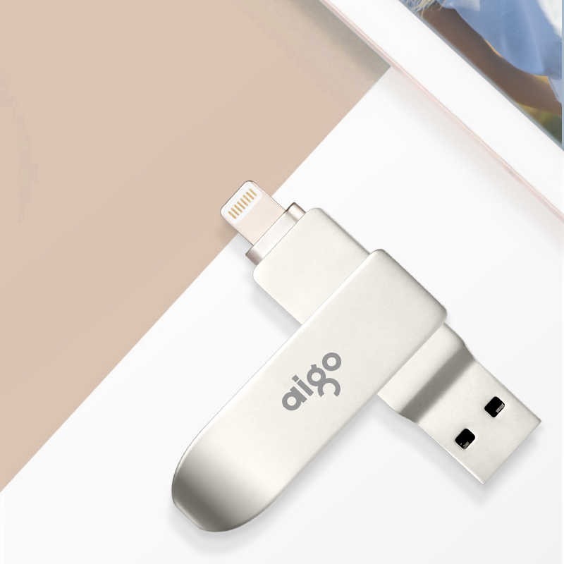 Memoria Flash Usb 3.0 128gb Para iPhone Aigo - Imagen 4