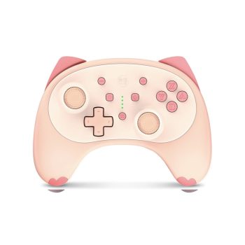 Control Bluetooth Nintendo Switch IINE Gatito Naranja