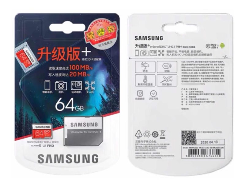 Tarjeta Micro Sd 64gb Samsung Evo Plus Clase 10 + Adaptador - Imagen 7