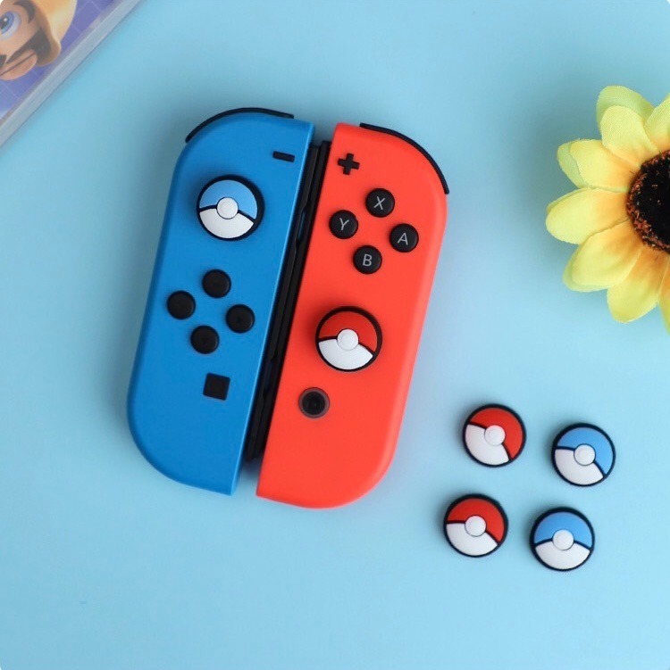 Cubre Sticks Nintendo Switch 3 Pares Surtido Mario Y Pokémon - Imagen 5