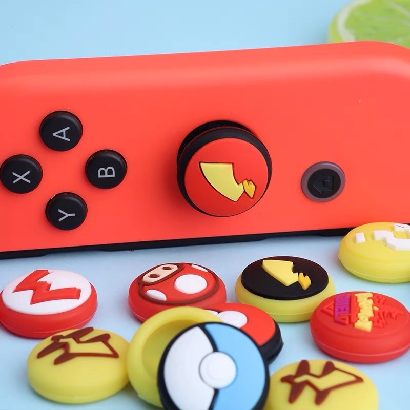 Cubre Sticks Nintendo Switch 3 Pares Surtido Mario Y Pokémon - Imagen 8