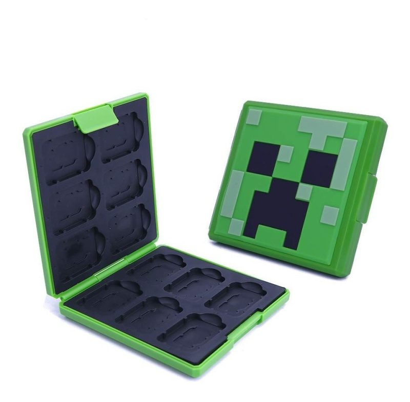 Caja Porta Juegos Nintendo Switch Minecraft Para 12 Juegos - Imagen 3