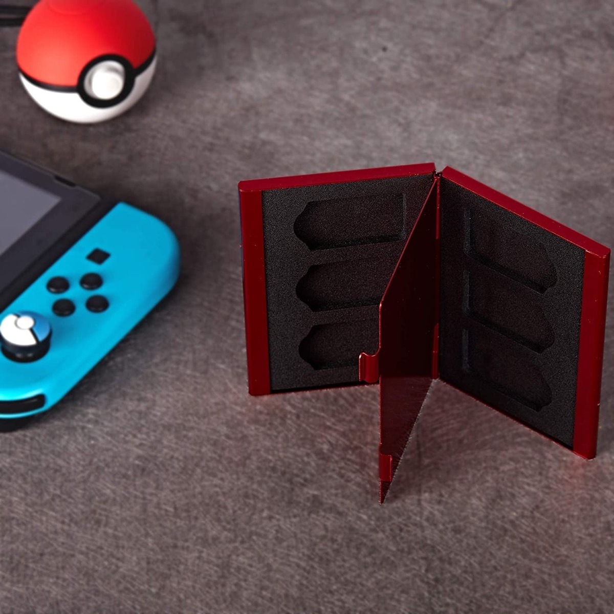 Caja Porta Juegos Nintendo Switch Pokedex De Aluminio - Imagen 6