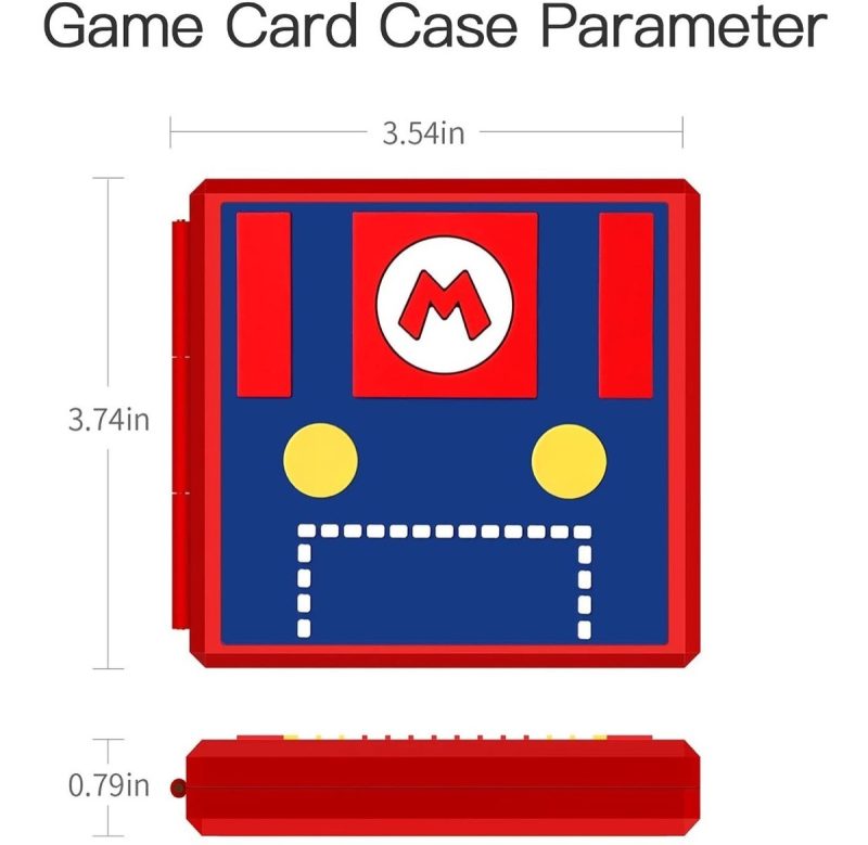 Estuche Protector Mario Bros para Nintendo Switch con Capacidad para 12 Juegos - Imagen 6