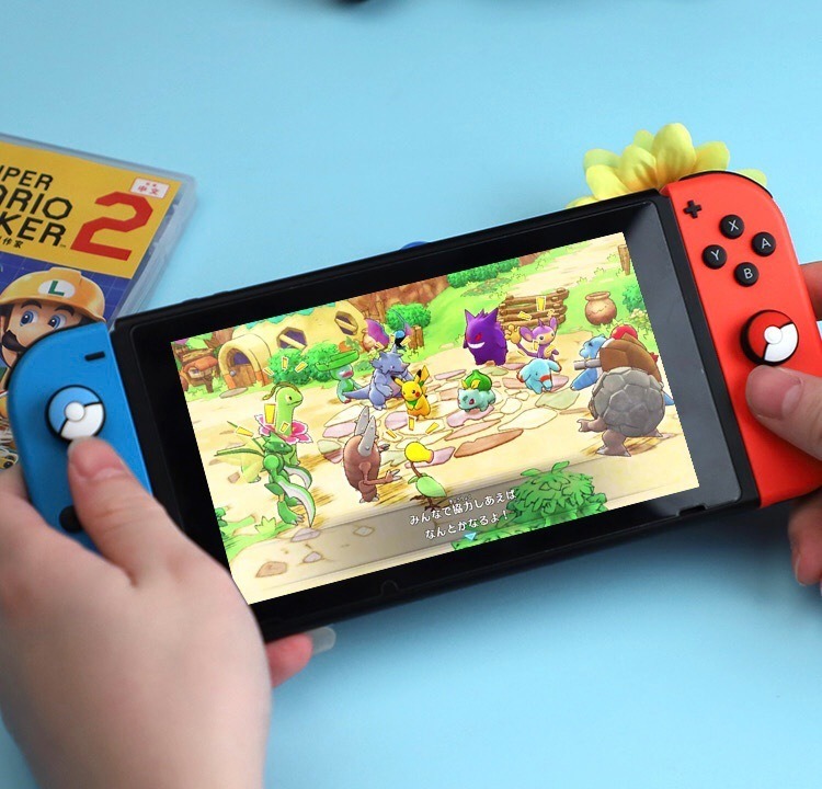 Cubre Sticks Nintendo Switch 3 Pares Surtido Mario Y Pokémon - Imagen 6