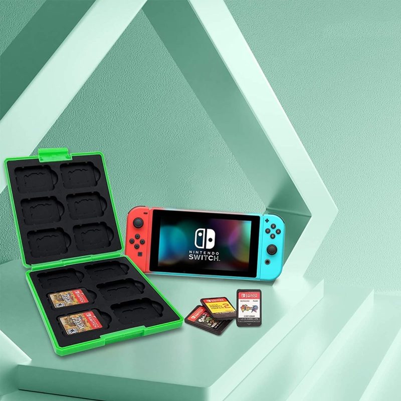Caja Porta Juegos Nintendo Switch Minecraft Para 12 Juegos - Imagen 5