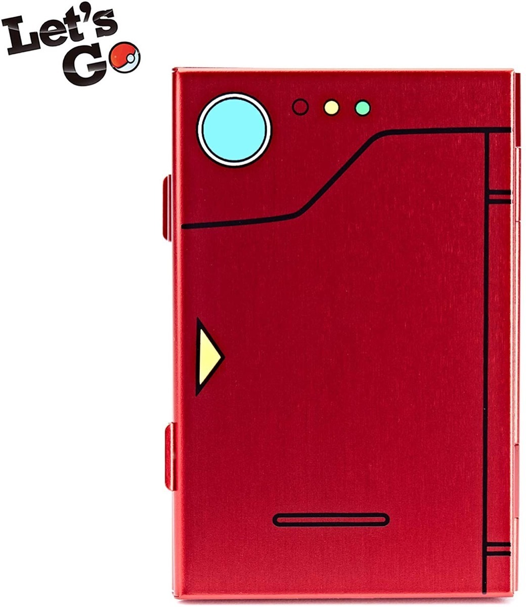 Caja Porta Juegos Nintendo Switch Pokedex De Aluminio - Imagen 2