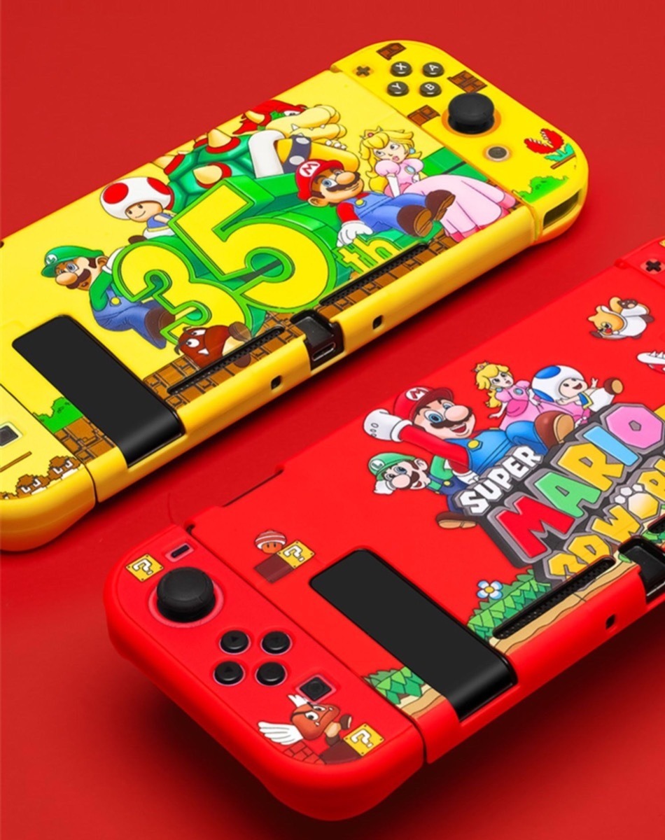 Carcasa Protectora Nintendo Switch Super Mario 3d World - Imagen 2