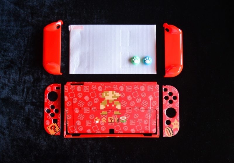 Carcasa Protectora Nintendo Switch Oled Super Mario Pixel - Imagen 7