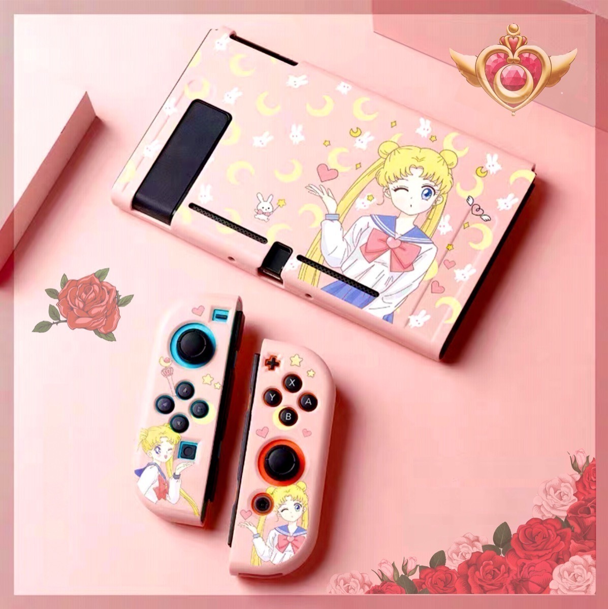 Carcasa Protectora Para Nintendo Switch Sailor Moon