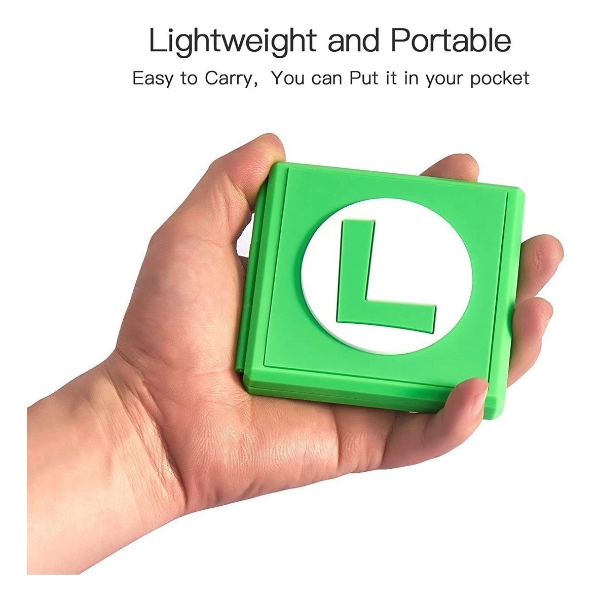 Estuche Switch Luigi para 12 Juegos y 12 Micro SD - Imagen 2