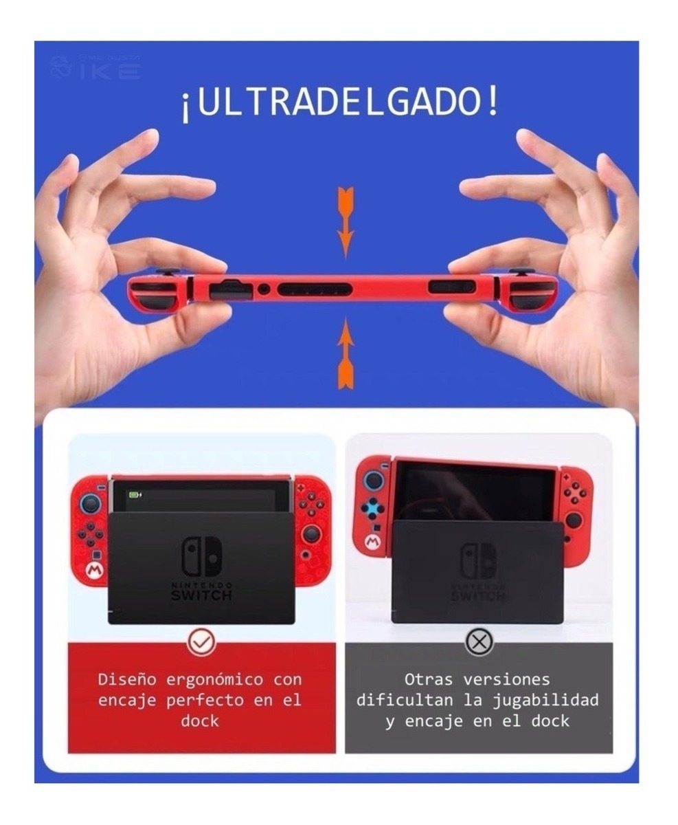 Carcasa Protectora Nintendo Switch Super Mario 3d World - Imagen 4
