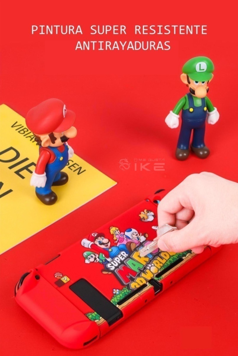 Carcasa Protectora Nintendo Switch Super Mario 3d World - Imagen 3