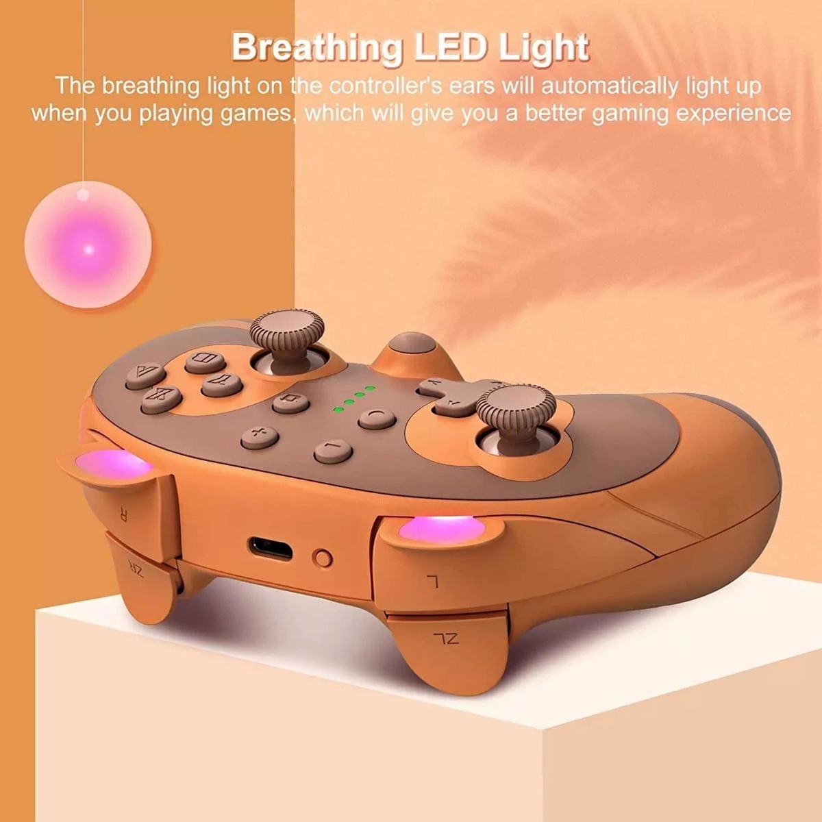 Control Bluetooth Nintendo Switch Tom Nook Stoga - Inspirado en Animal Crossing - Imagen 4