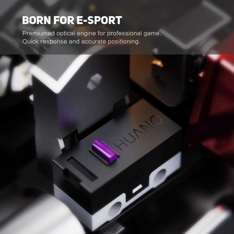 Mouse Gamer Monster Regulable Pg6 5000dpi Multicolor Rgb - Imagen 7