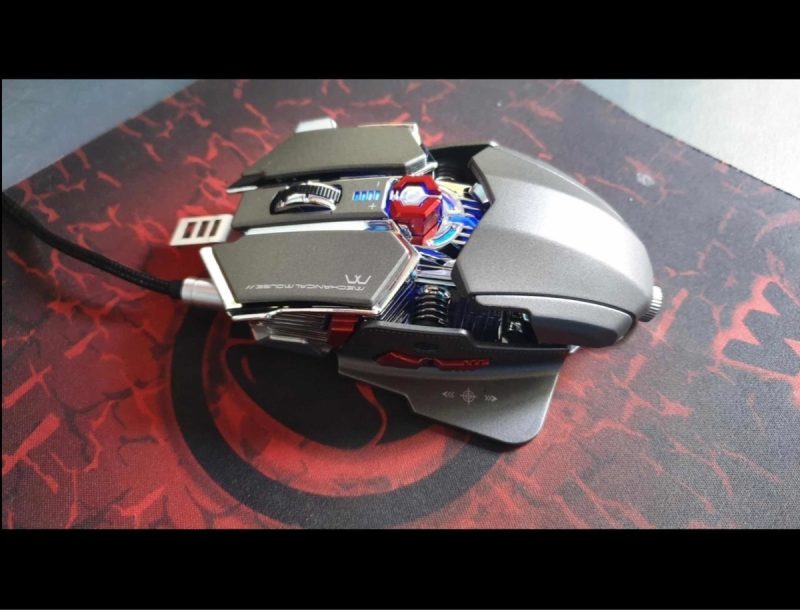 Mouse Gamer Monster Regulable Pg6 5000dpi Rgb - Imagen 9