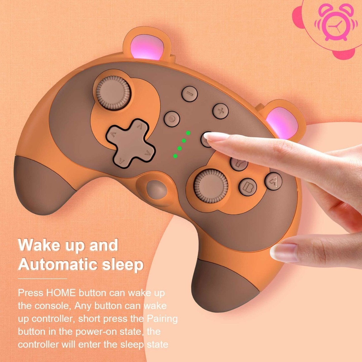 Control Bluetooth Nintendo Switch Tom Nook Stoga - Inspirado en Animal Crossing - Imagen 2