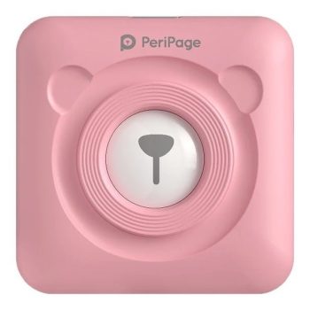 Peripage A6 Mini Impresora Térmica Bluetooth Rosa 3 Rollos
