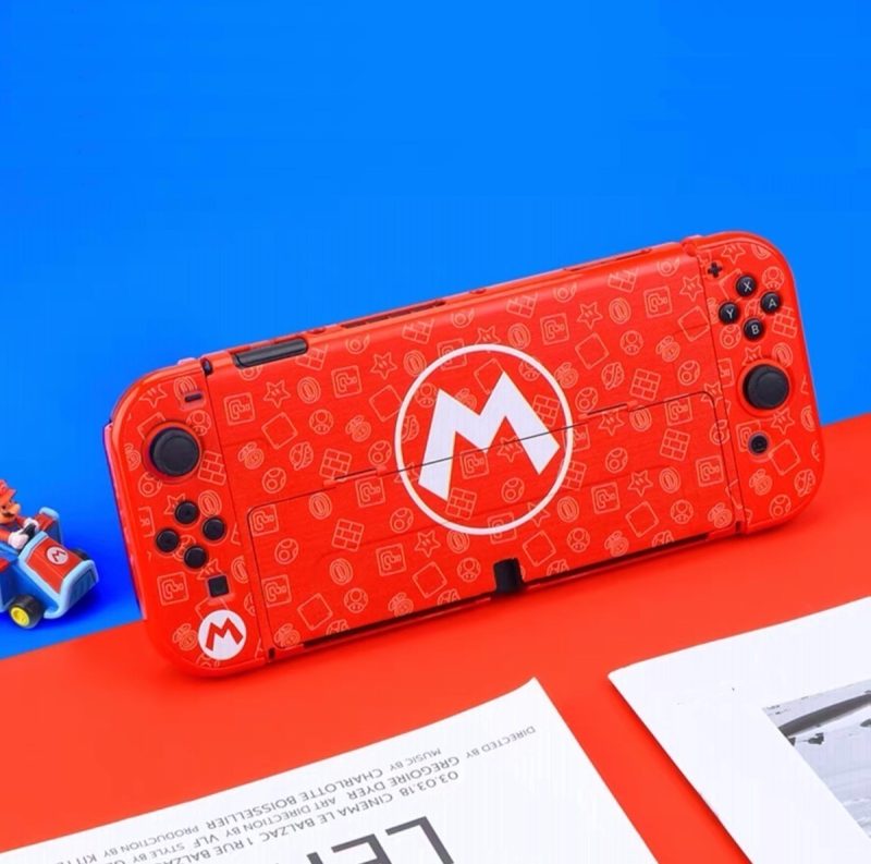 Carcasa Protectora Nintendo Switch Oled Mario Bros