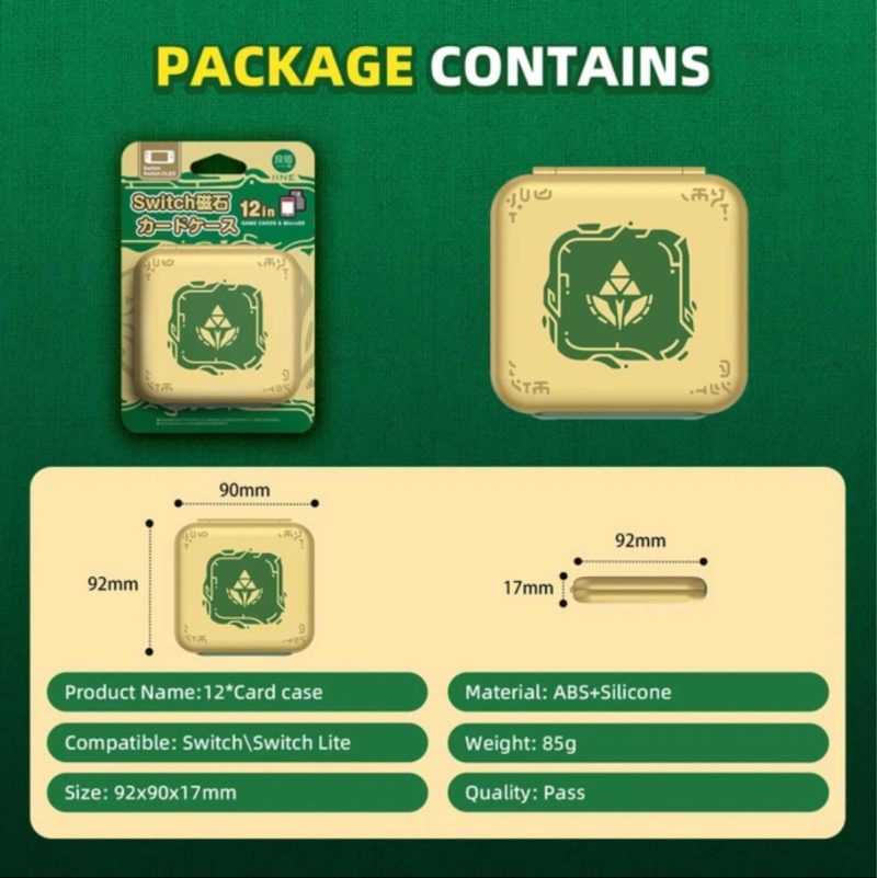 Estuche Protector IINE Zelda TOK para Juegos de Nintendo Switch
