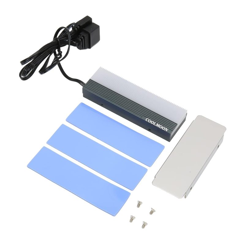 Disipador de Calor ARGB para SSD M.2 2280 COOLMOON CM-M2A - Imagen 7