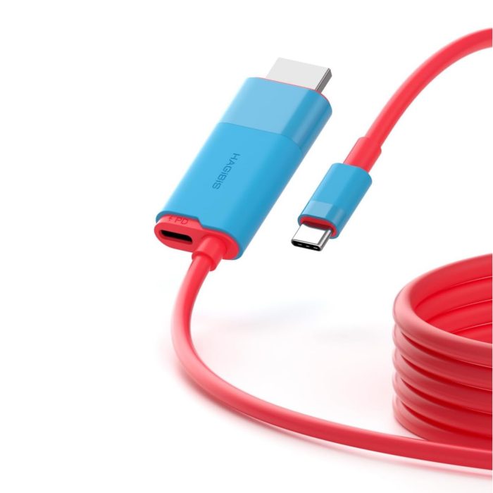 Cable HDMI USB C Hagibis para Nintendo Switch/OLED 4K@60Hz, 100W