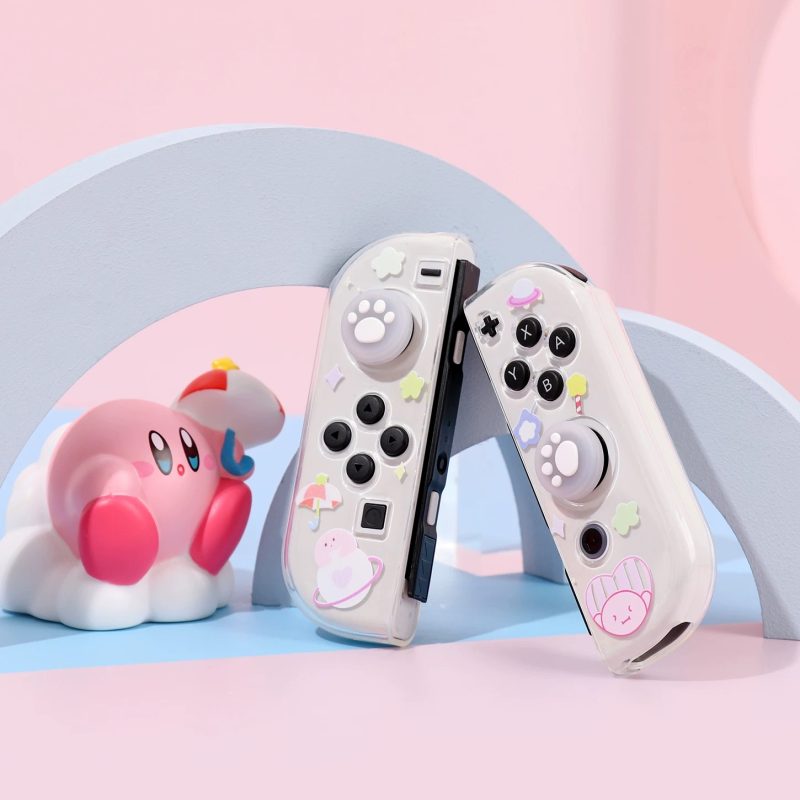 Protectores de Joy-Con con Diseño de Kirby para Nintendo Switch OLED