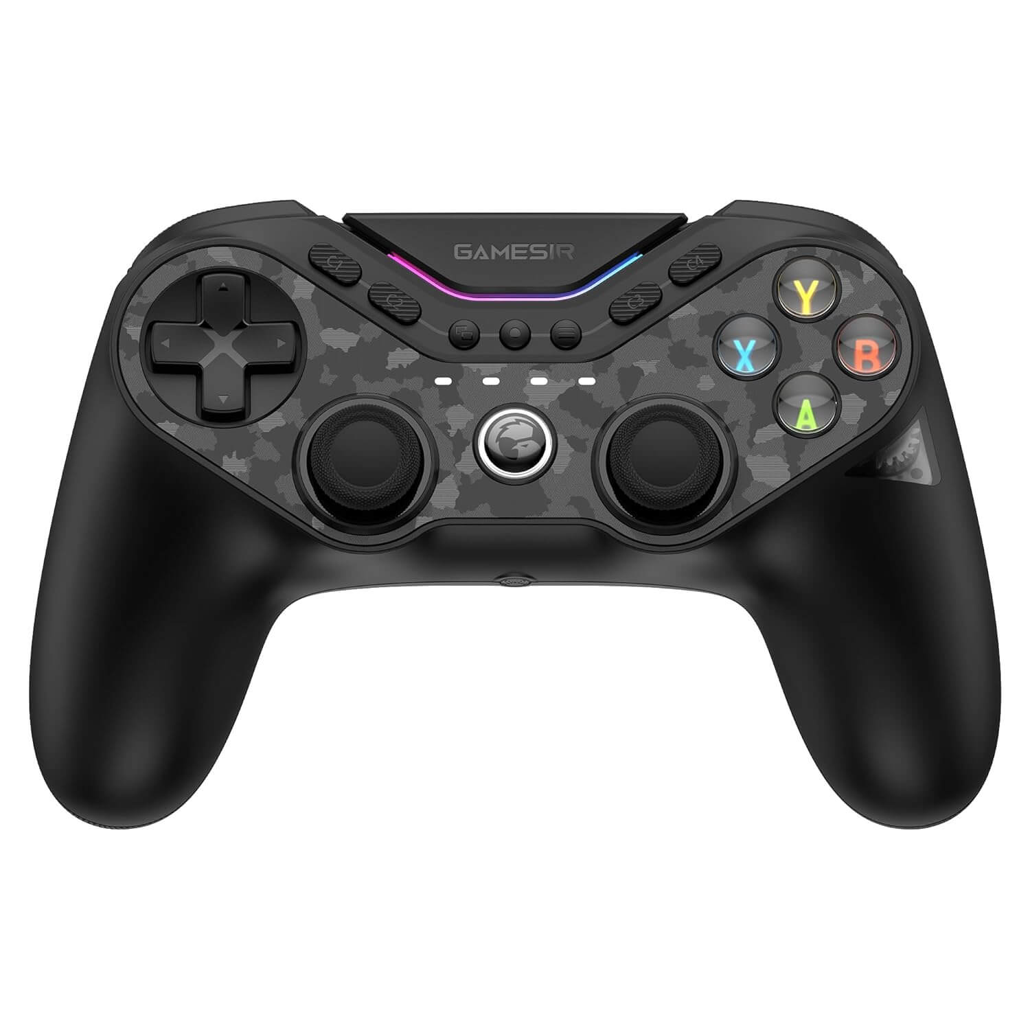 Control Inalámbrico para PC GameSir Tarantula Pro: Botones Frontales Intercambiables y Joysticks Mag-Res TMR, 9 Botones Programables, Controlador Multiplataforma para PC/Switch/iOS/Android, Iluminación RGB, Batería de 1200mAh