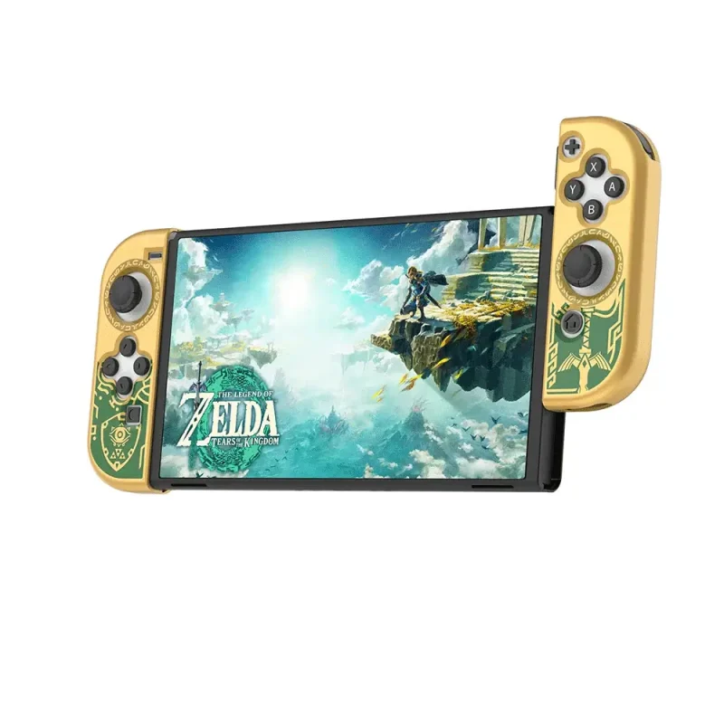 Carcasa para Joycon Zelda TOK en una consola Nintendo Switch